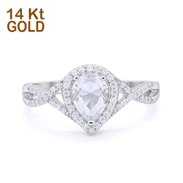 teardrop Promise Ring